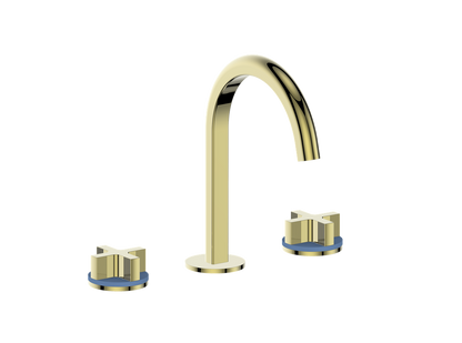 Vogt Mond 8" C.C. Lavatory Faucet With Pop-Up Drain - Cross Handle