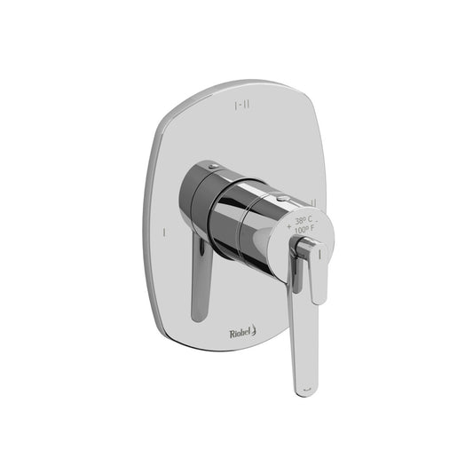 Riobel Venty 1/2" Thermostatic And Pressure Balance Trim With Up to 3 Functions