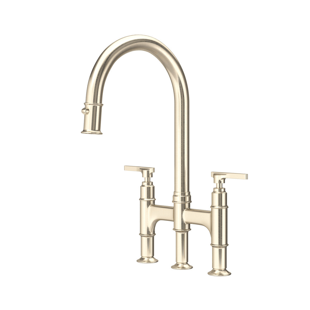 Perrin & Rowe Southbank Pull-Down Bridge Kitchen Faucet Dual Spray 1.8 GPM