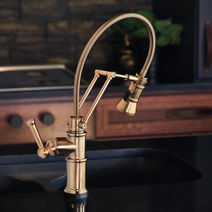 Brizo Artesso Smarttouch Articulating Faucet With Finished Hose