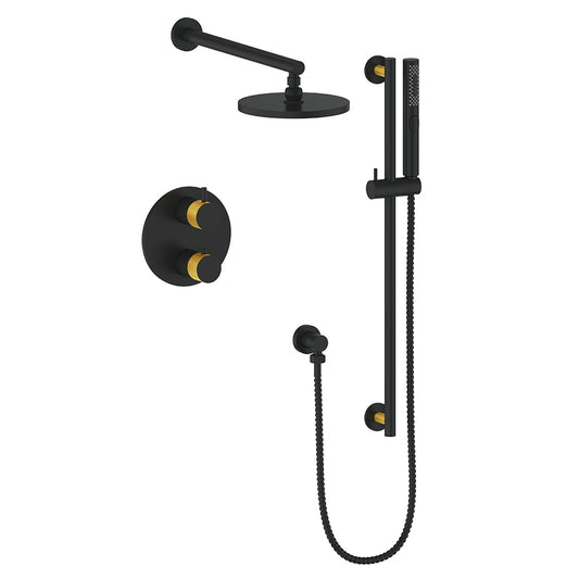 Vogt Drava 2-Way Thermostatic Shower System Trim Only