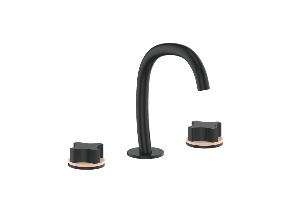 Vogt Mond 8" C.C. Lavatory Faucet With Pop-Up Drain - Crescent Handle - BF.M2.1331