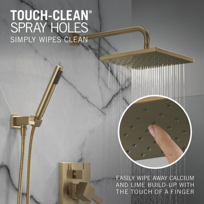 Delta T342701 Modern Monitor 14 Series Angular Raincan Shower Trim with Hand Shower