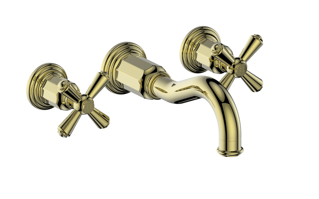 Vogt Carinthia 8" C.C. Wall Mount Lavatory Faucet With Rough-In Valve - BF.CX.1520.CC