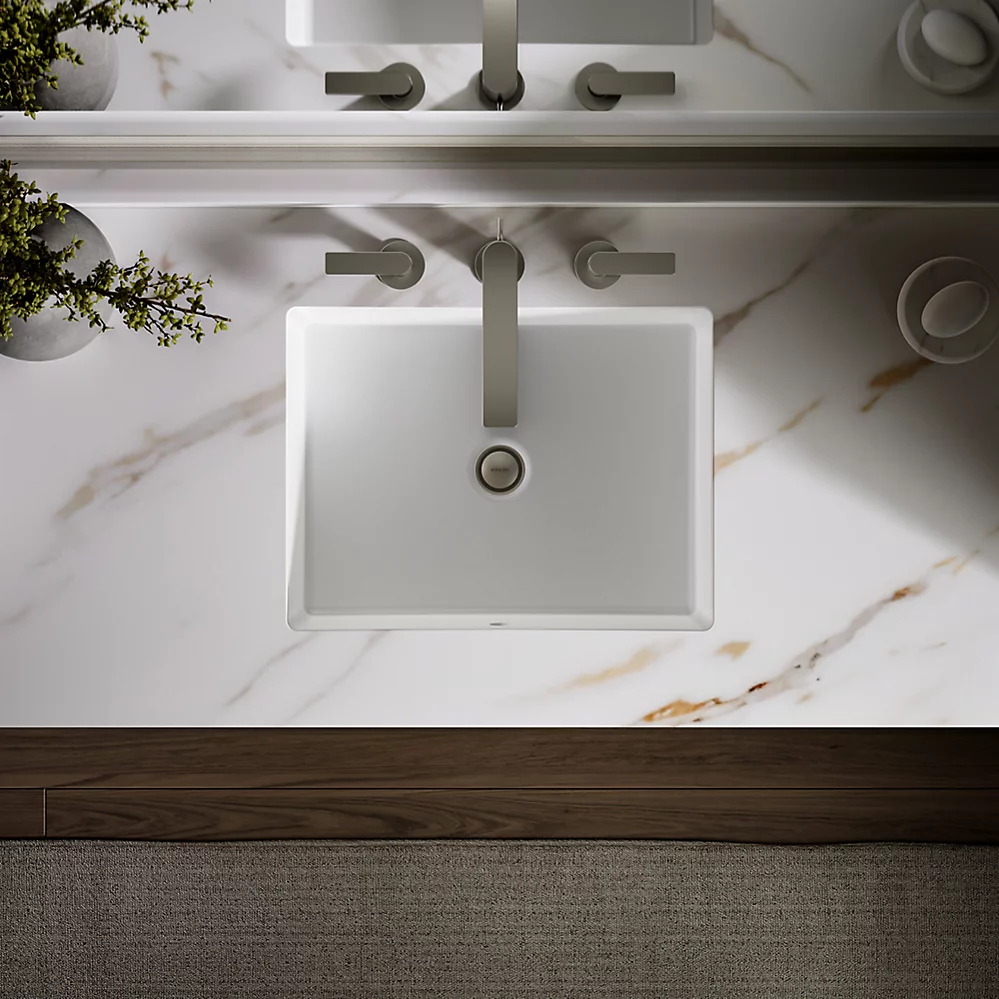 Kohler Verticyl 19-3/4" Rectangular Undermount Bathroom Sink - K-2882