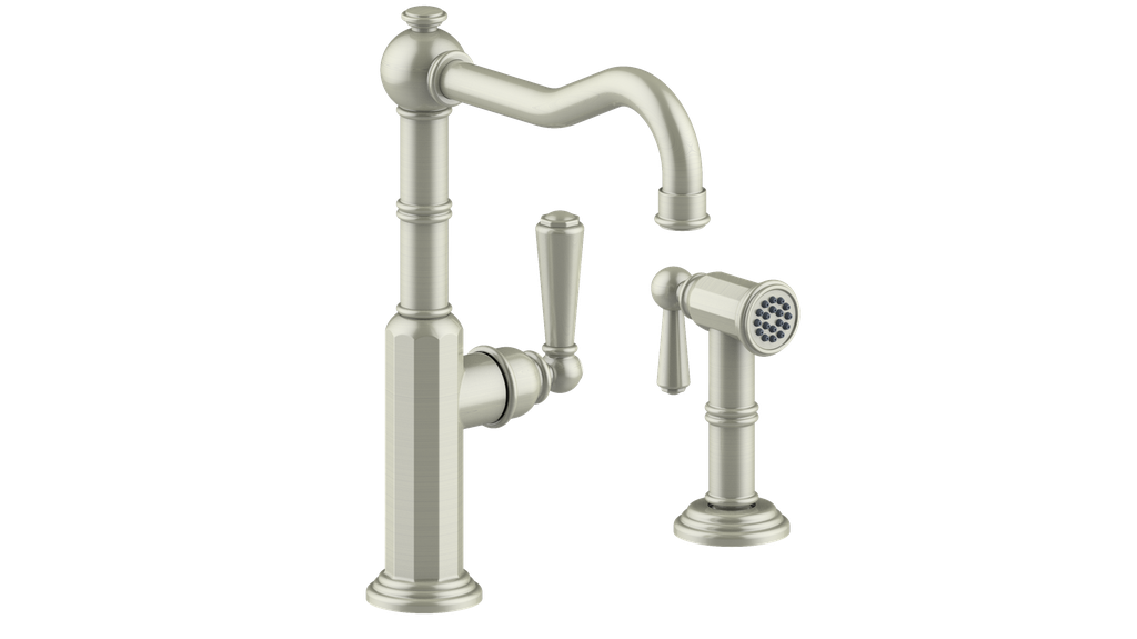 Vogt Carinthia 2-Hole Kitchen Faucet With Side Spray