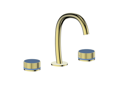 Vogt Mond 8" C.C. Lavatory Faucet With Pop-Up Drain - Moon Handle - BF.M1.1331