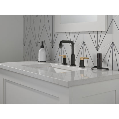 Delta Nicoli Two Handle Widespread Bathroom Faucet - 35849LF