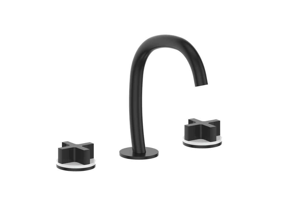 Vogt Mond 8" C.C. Lavatory Faucet With Pop-Up Drain - Cross Handle - BF.M3.1331
