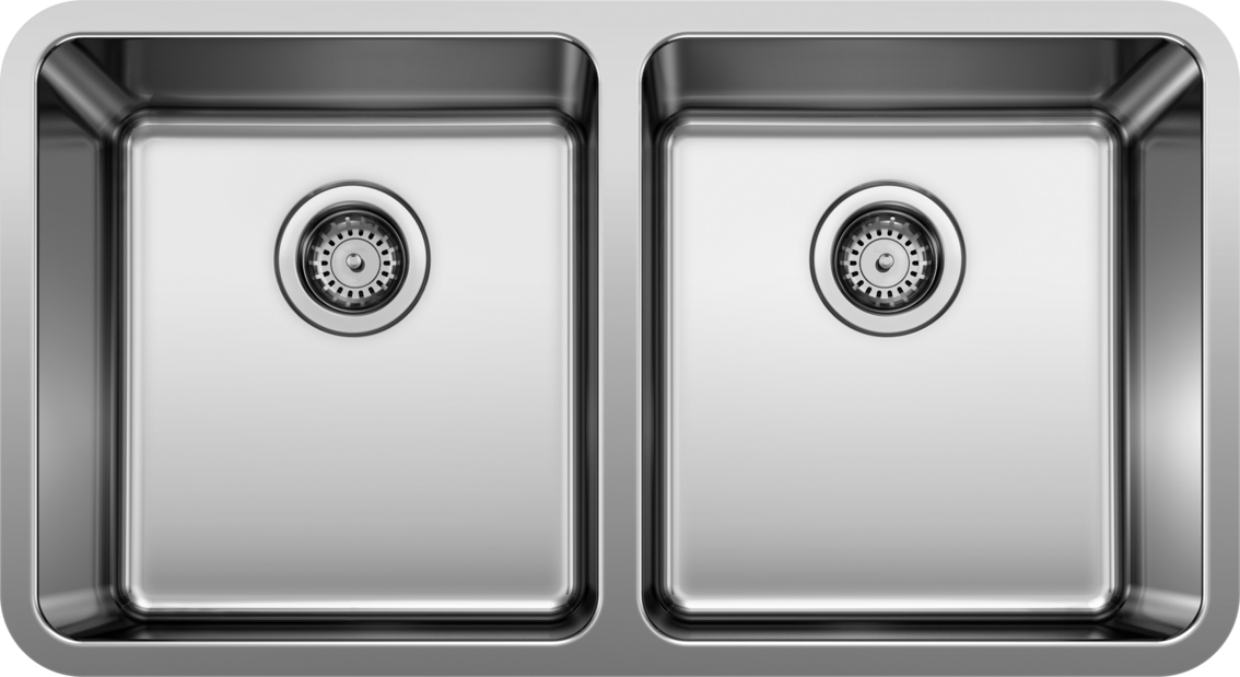 Blanco Formera U 2 Undermount Double Bowl Stainless Steel Kitchen Sink