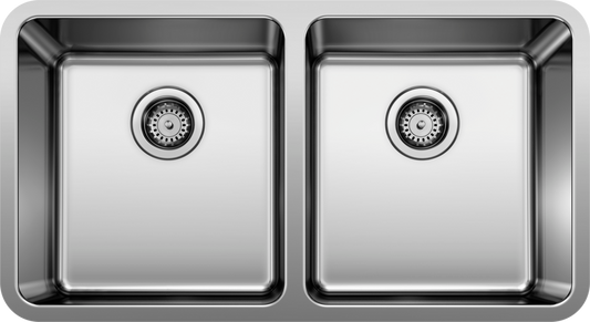 Blanco Formera U 2 Undermount Double Bowl Stainless Steel Kitchen Sink