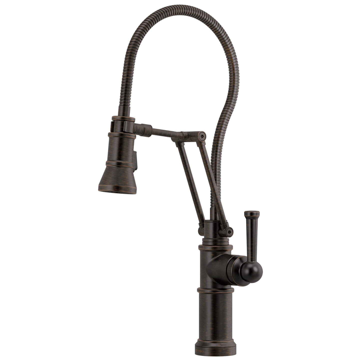 Brizo Artesso Single Handle Articulating Kitchen Faucet With Finished Hose