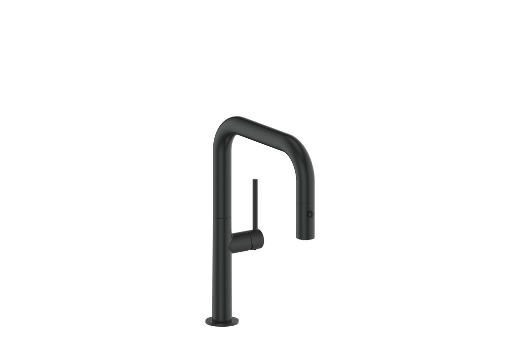 Vogt Dornbirn Pull Down 13" Bar/Prep Kitchen Faucet With U-Spout
