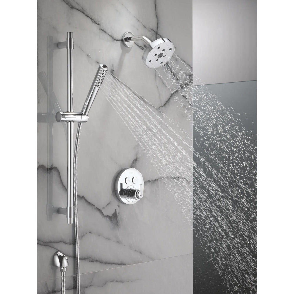 Delta Trinsic SelectChoice Round Contemporary Push-Button Shower Trim - T37T259