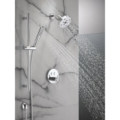 Delta Trinsic SelectChoice Round Contemporary Push-Button Shower Trim - T37T259