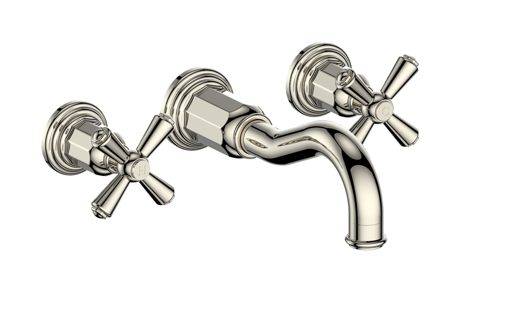 Vogt Carinthia 8" C.C. Wall Mount Lavatory Faucet With Rough-In Valve - BF.CX.1520.CC