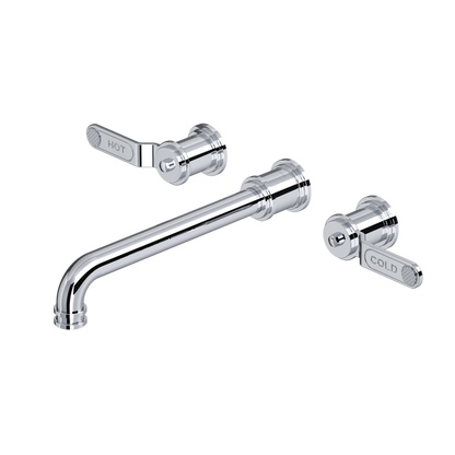Perrin & Rowe Armstrong Wall Mount Tub Filler Trim Lever Handles
