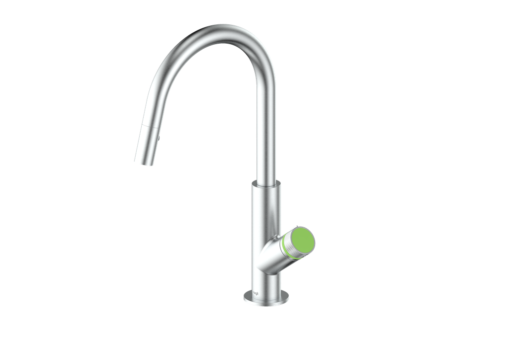 Vogt Mond 16" Kitchen Faucet in Stainless Steel, KF.16M1.1504.SS