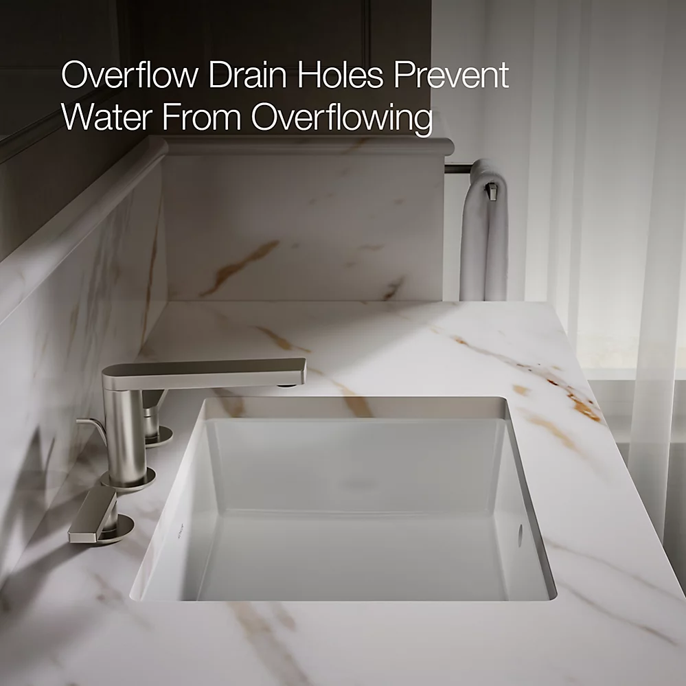 Kohler Verticyl 19-3/4" Rectangular Undermount Bathroom Sink - K-2882