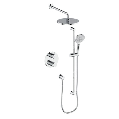 Vogt Wörgl 2-Way Thermostatic Shower System With Rough-In Valve - SET.OR.220.220