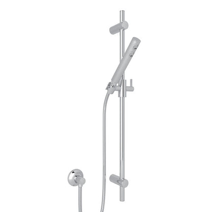 Rohl Handshower Set With 30" Slide Bar And Single Function Handshower - 1600