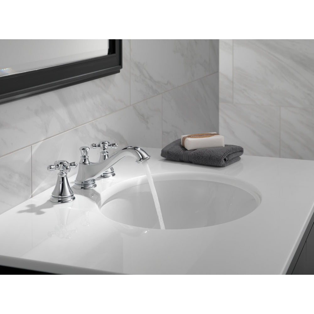 Delta Cassidy Metal Cross Handle Kit for Deck Mount Bathroom & Bidet - H295
