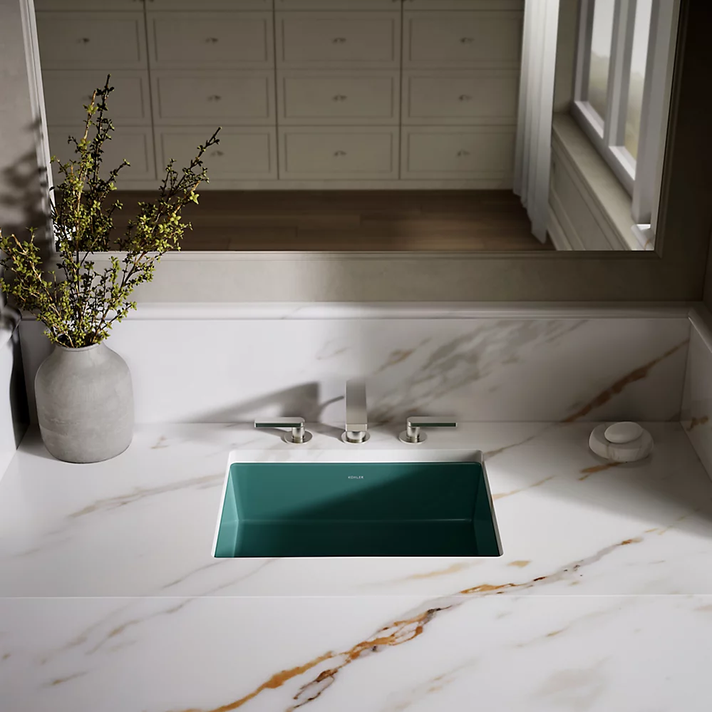 Kohler Verticyl 19-3/4" Rectangular Undermount Bathroom Sink - K-2882