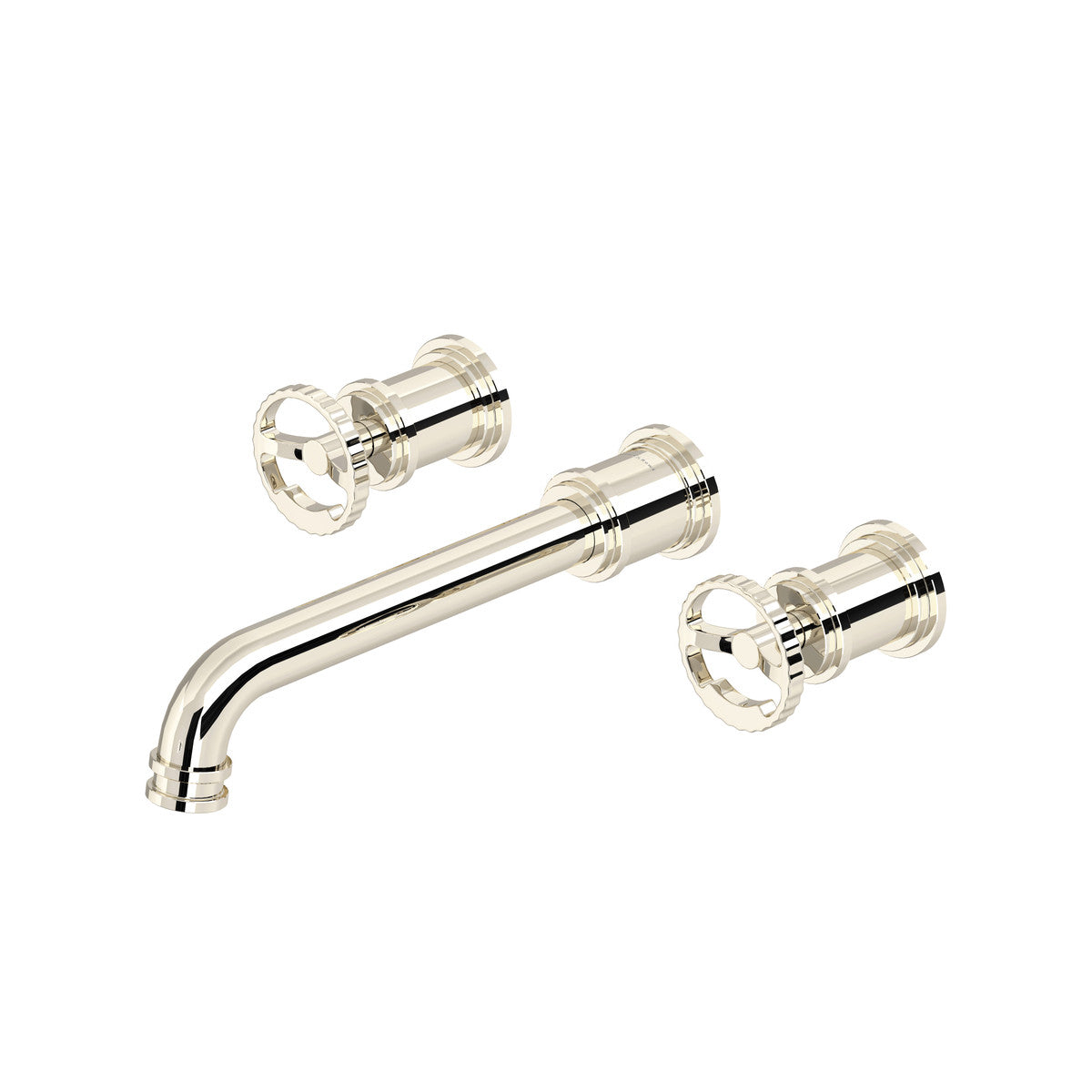 Perrin & Rowe Armstrong Wall Mount Lavatory Faucet Trim Only - Wheel Handle
