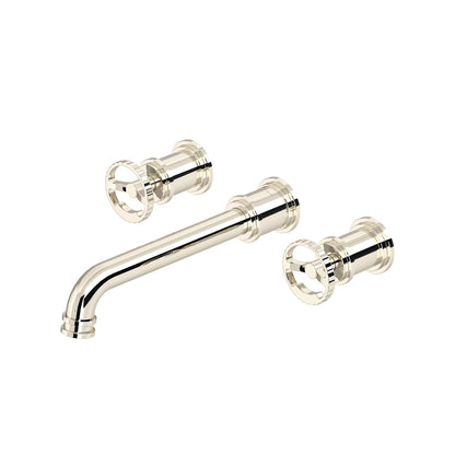 Perrin & Rowe Armstrong Wall Mount Lavatory Faucet Trim Only - Wheel Handle