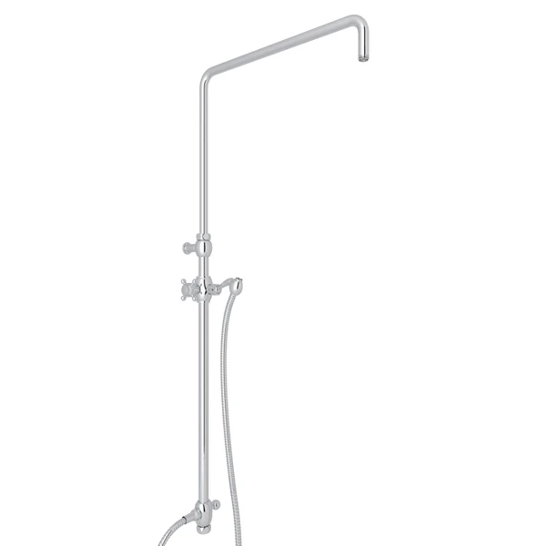 Rohl Acqui Colonne montante avec inverseur, douchette et support coulissant - 1560