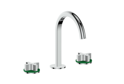 Vogt Mond 8" C.C. Lavatory Faucet With Pop-Up Drain - Cross Handle