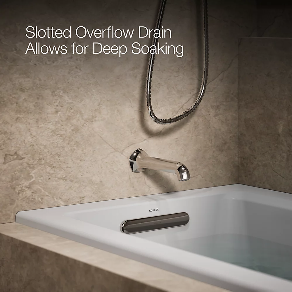 Kohler Archer 60" x 30" Alcove Bath, Right Drain