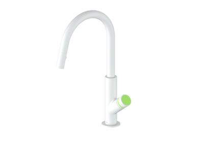 Vogt Mond 16" Kitchen Faucet in Matte White, KF.16M1.1504.MW