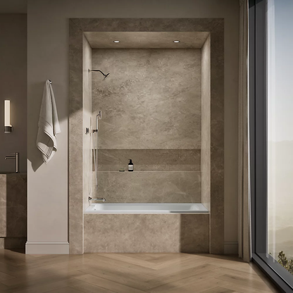 Kohler Archer 60" x 30" Alcove Bath, Right Drain