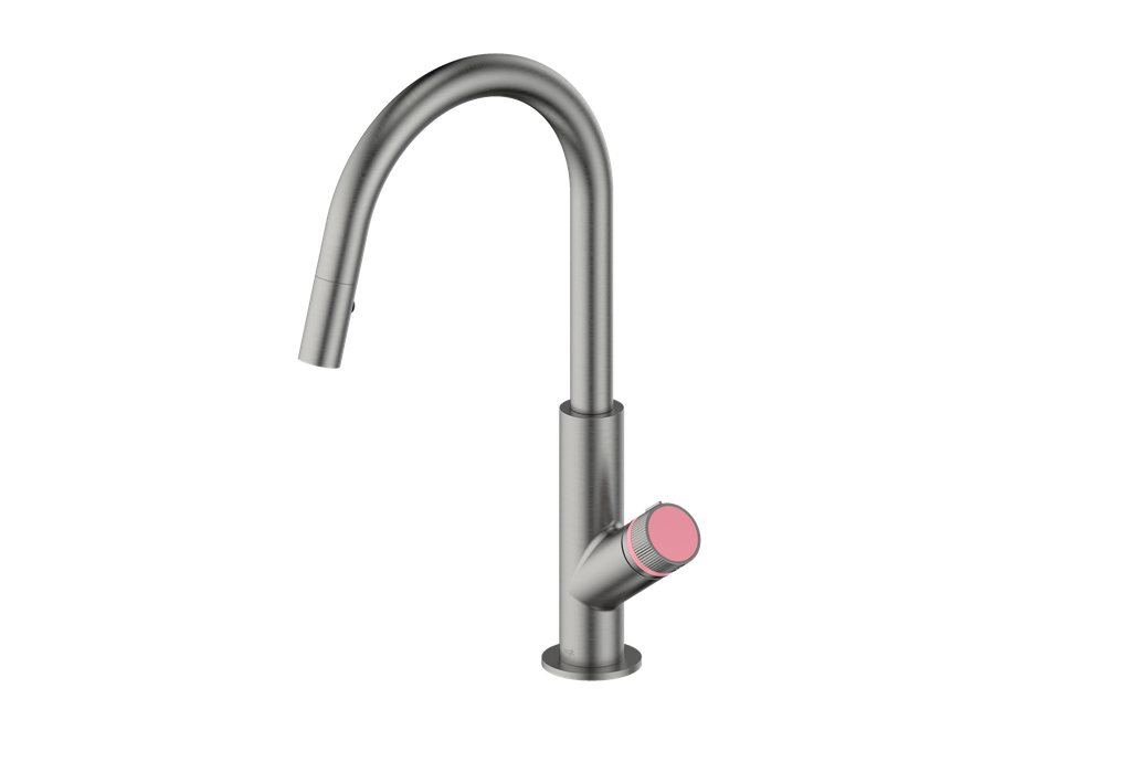 Vogt Mond 16" Kitchen Faucet in Gun Metal, KF.16M1.1504.GM
