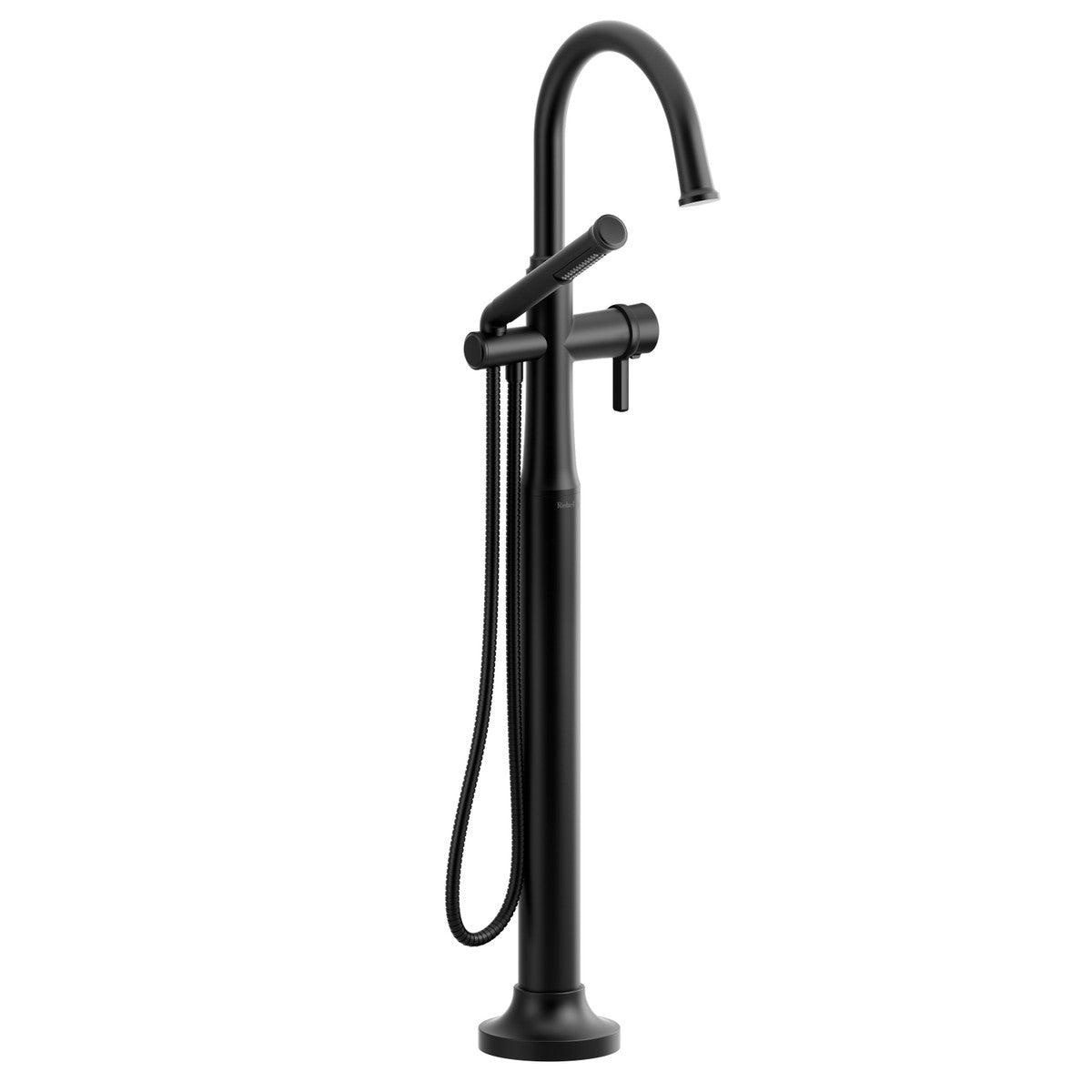 Riobel Momenti Single Hole Floor Mount Tub Filler Trim With C-Spout - TMMRD39J