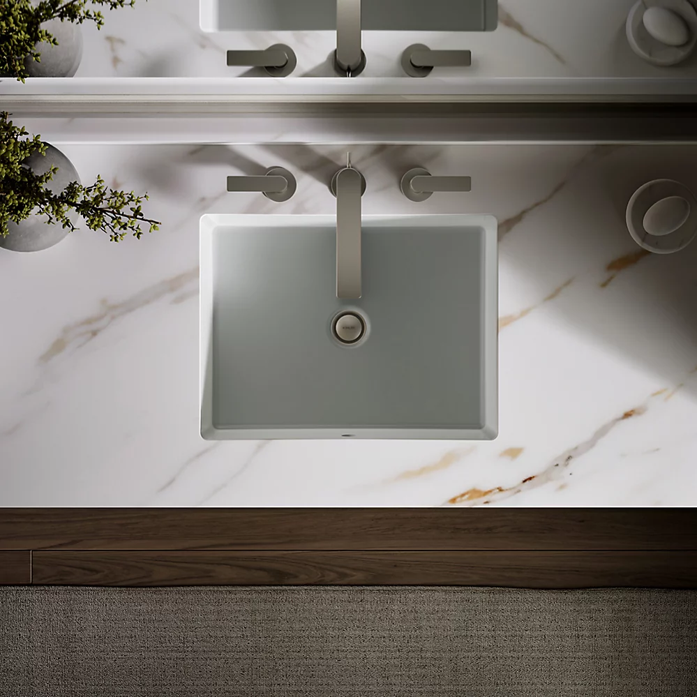 Kohler Verticyl 19-3/4" Rectangular Undermount Bathroom Sink - K-2882