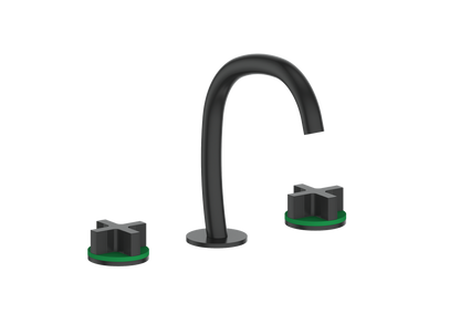 Vogt Mond 8" C.C. Lavatory Faucet With Pop-Up Drain - Cross Handle - BF.M3.1331