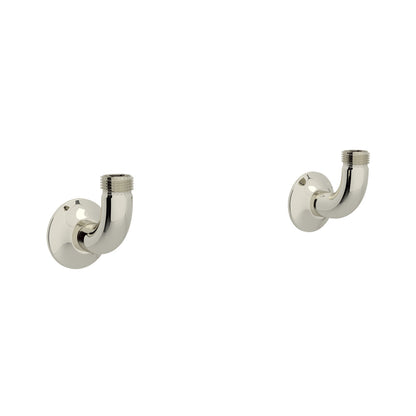 Perrin & Rowe Georgian Era Bridge Kitchen Faucet Wall Unions - U.6792