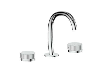 Vogt Mond 8" C.C. Lavatory Faucet With Pop-Up Drain - Moon Handle - BF.M1.1331