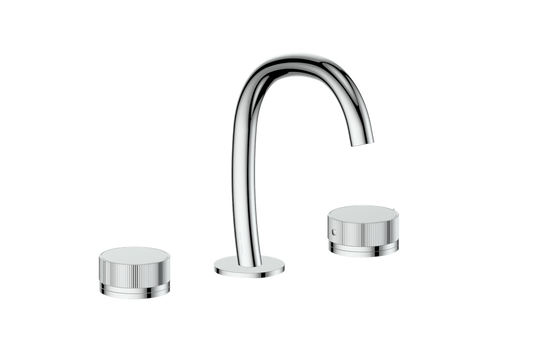 Vogt Mond 8" C.C. Lavatory Faucet With Pop-Up Drain - Moon Handle - BF.M1.1331