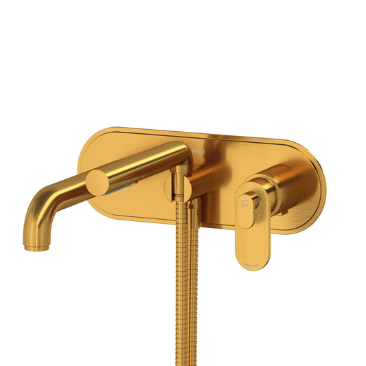 Riobel Arca Wall Mount Thermostatic/Pressure Balance Tub Filler Trim Only - 5 GPM