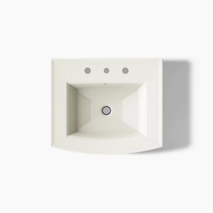 Kohler Archer 24" Rectangular Pedestal Bathroom Sink