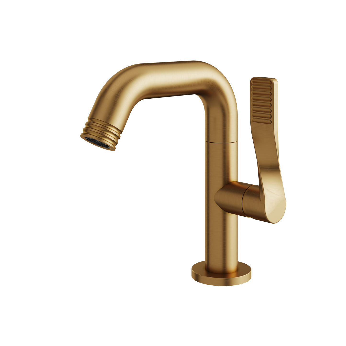 Aquabrass 12014 Solo Tubo Single-Hole Lavatory Faucet
