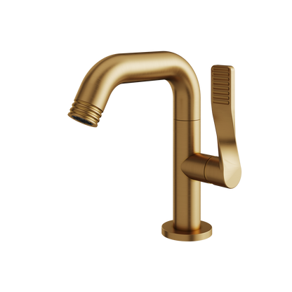 Aquabrass 12014 Solo Tubo Single-Hole Lavatory Faucet