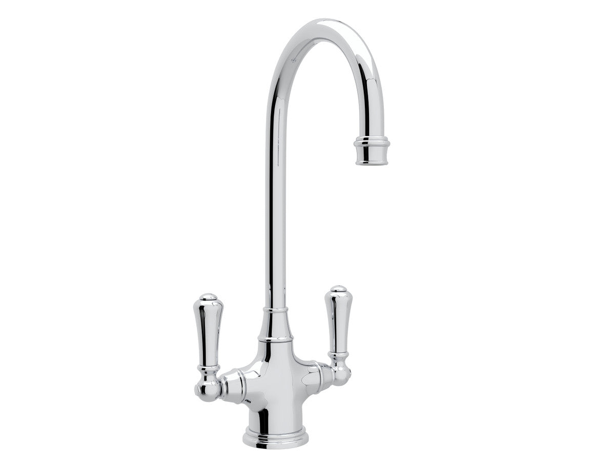 Perrin & Rowe Georgian Era Two Handle Bar/Food Prep Kitchen Faucet