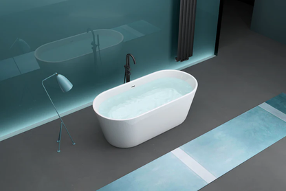Kodaen Allure One-Piece Free-Standing Bathtub Glossy White