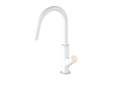 Vogt Mond 16" Kitchen Faucet in Matte White, KF.16M1.1504.MW