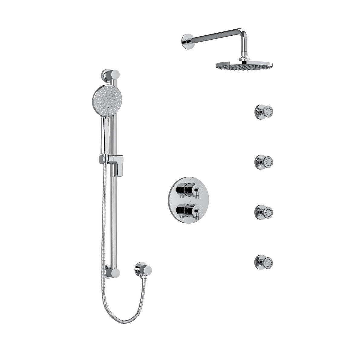 Riobel GS Shower Kit 446 With Rough-In Valve - KIT446GS