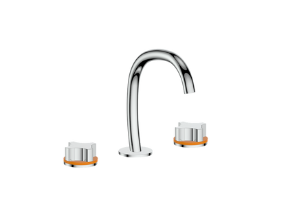 Vogt Mond 8" C.C. Lavatory Faucet With Pop-Up Drain - Crescent Handle - BF.M2.1331